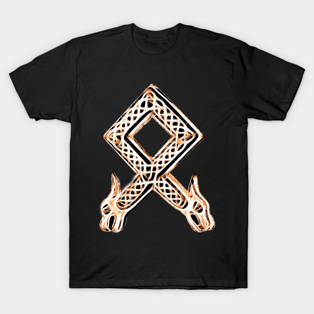 Odin Rune T-Shirt by Jonthebon